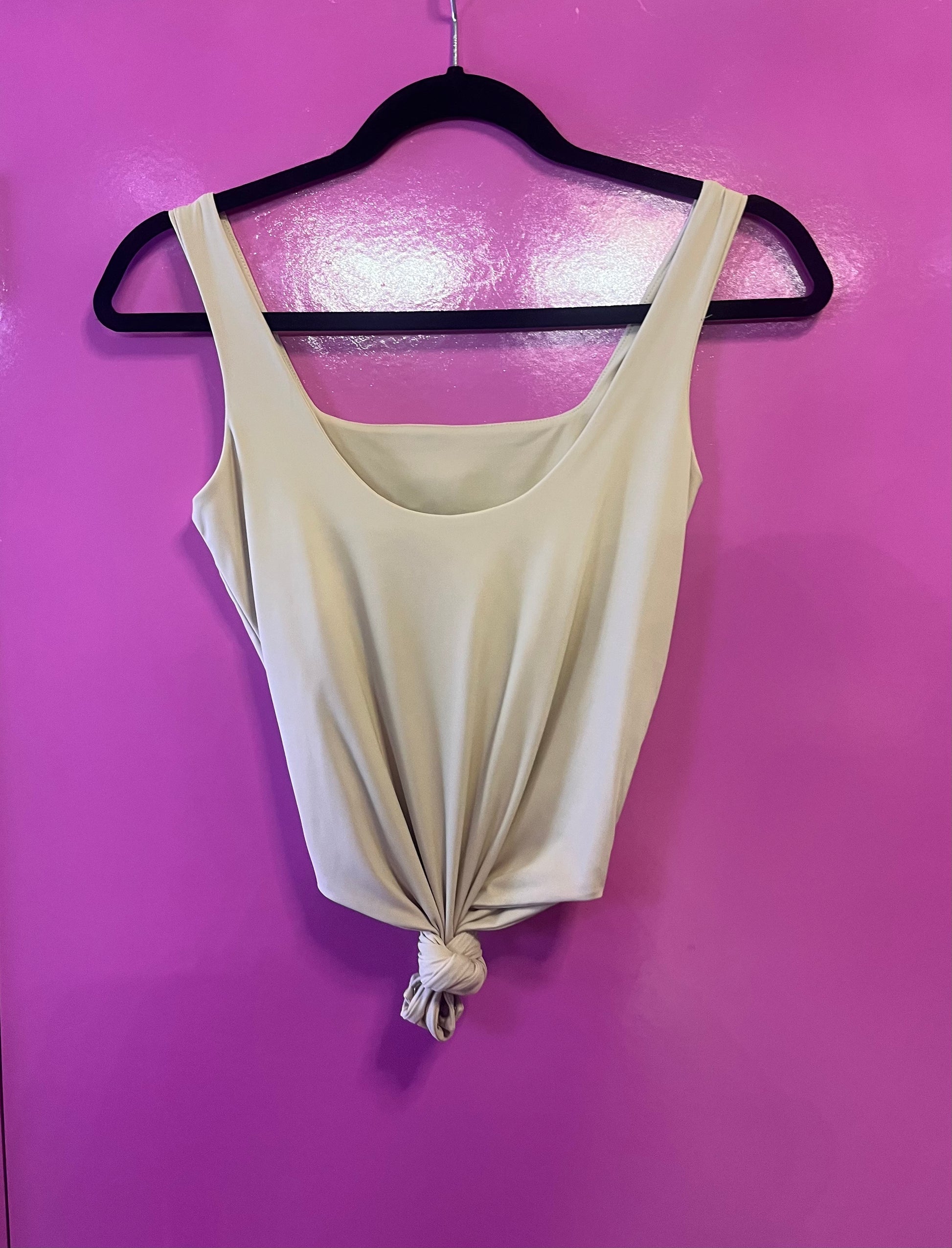 Panty blusa licra beige