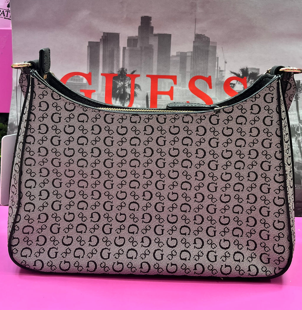 Bolsa gris guess con cadena