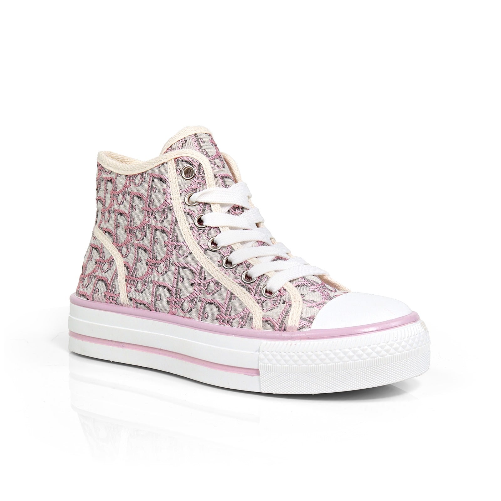 Tenis lila estilo dior