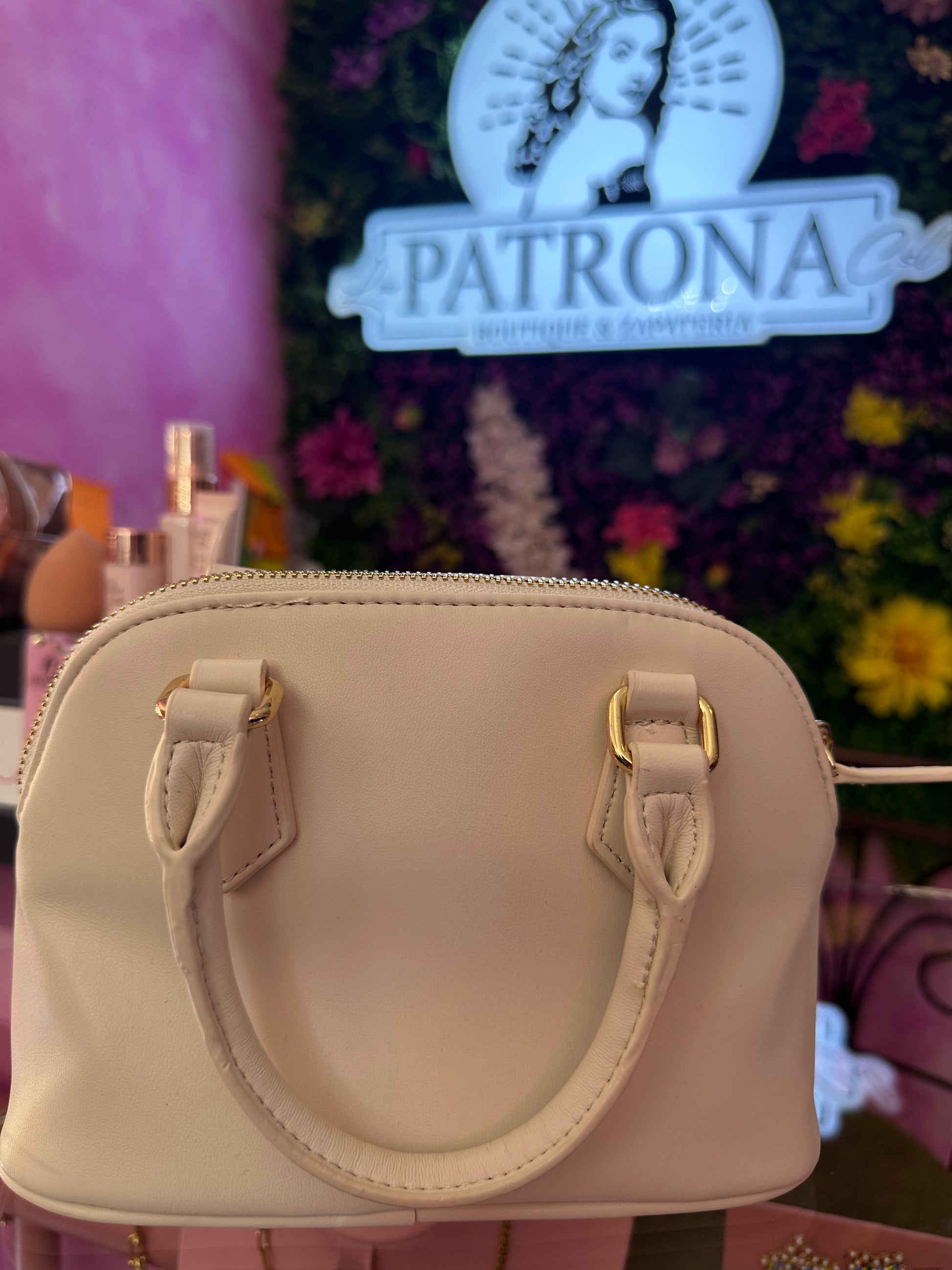 Bolsa Guess blanca mini