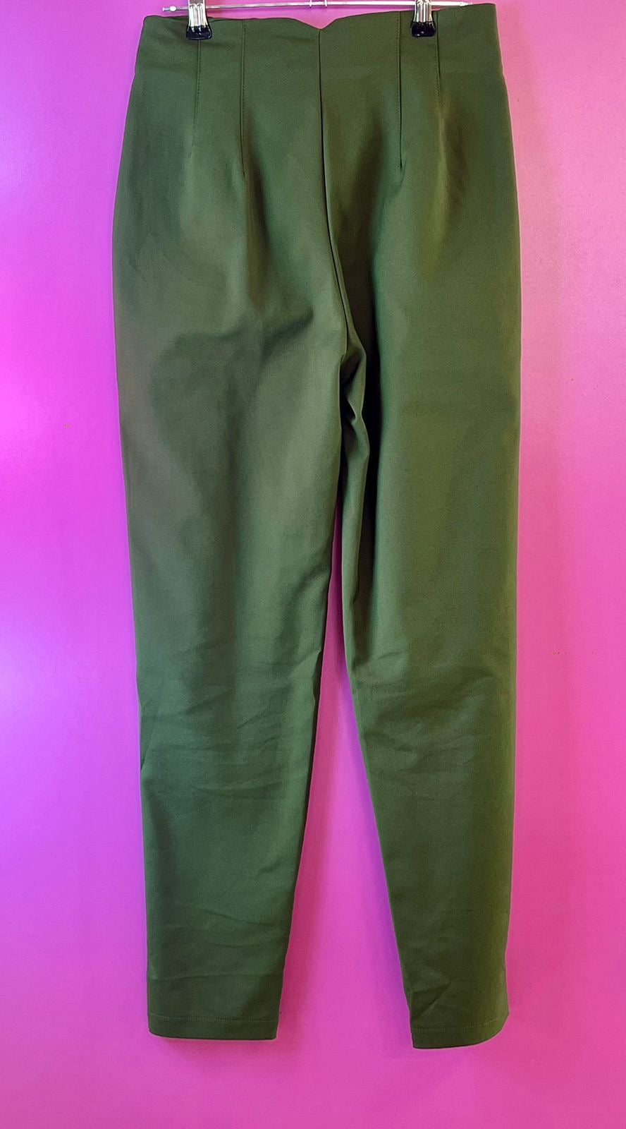 Pantalón de vestir verde estilo Zara