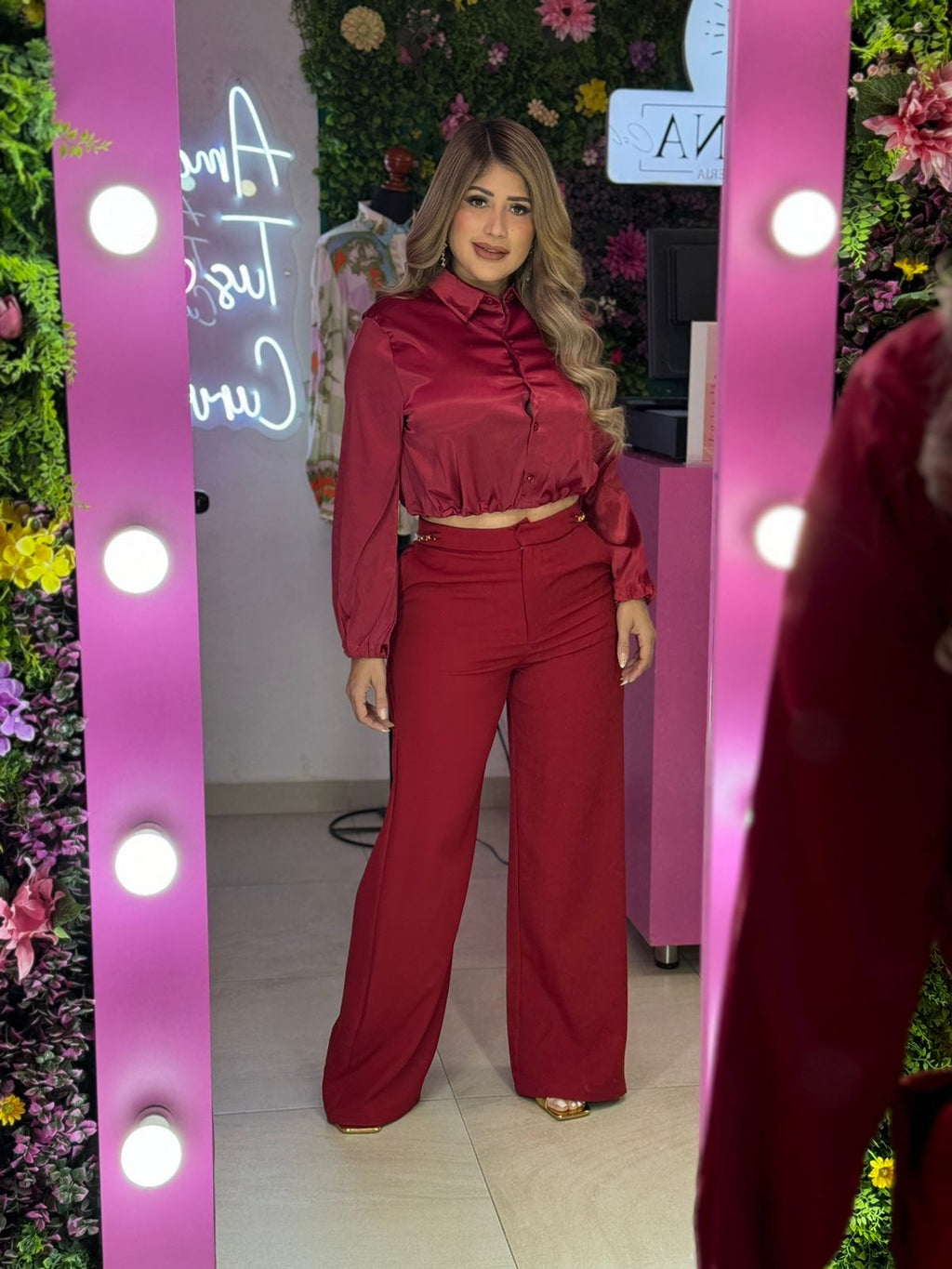Pantalón guinda