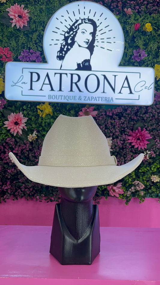 Sombrero glitter liso