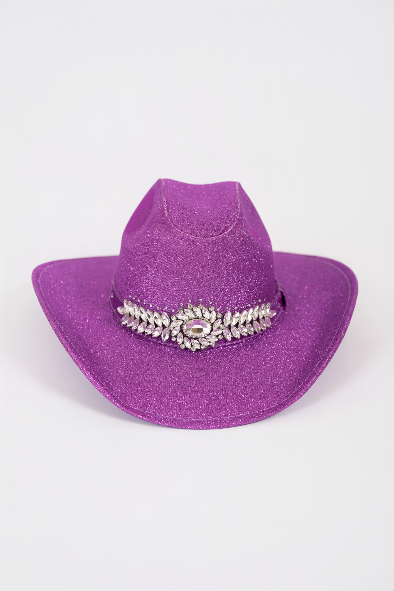Sombrero morado glitter