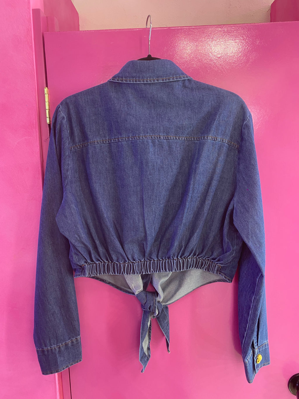 Camisa mezclilla amarre