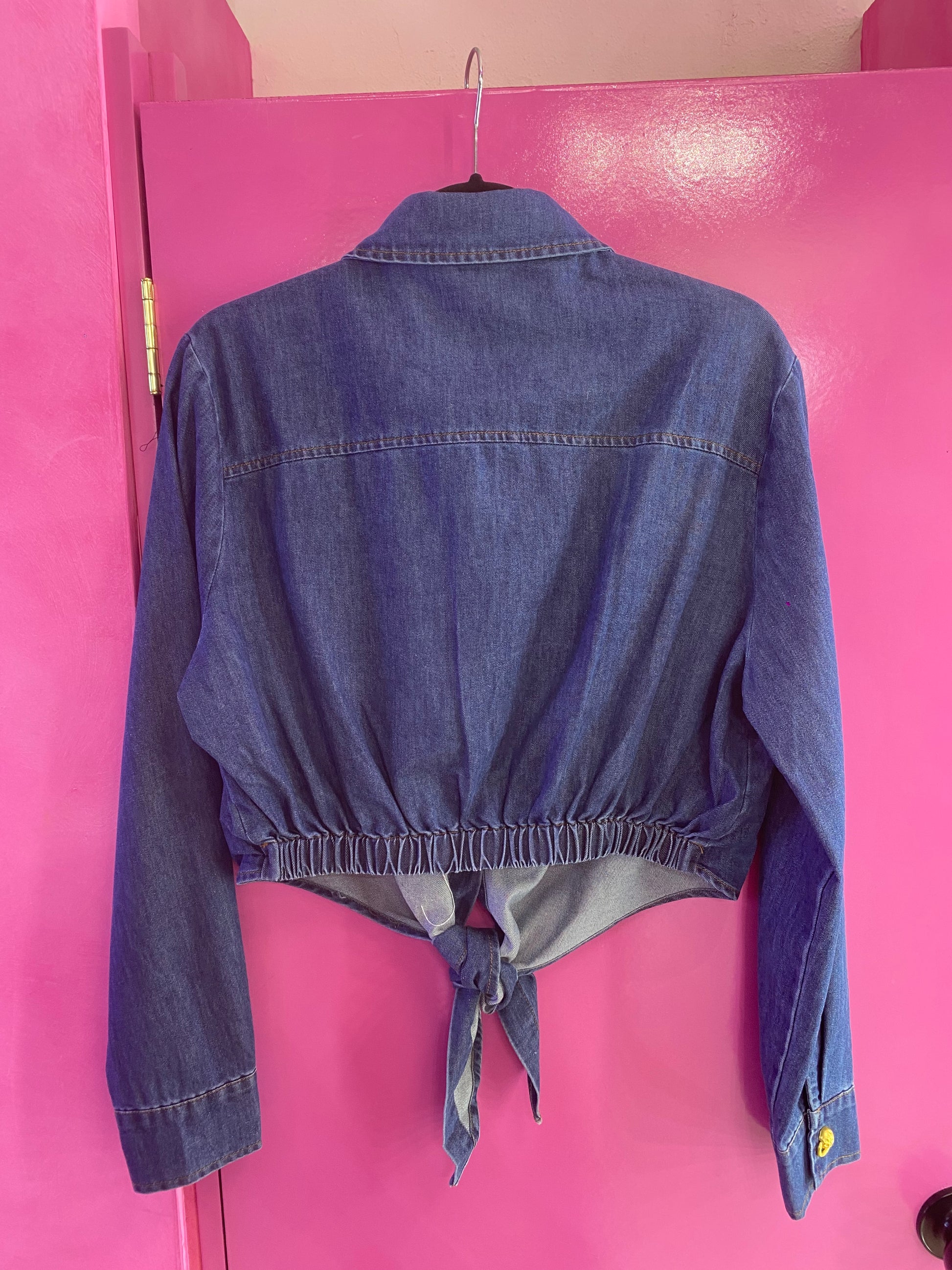 Camisa mezclilla amarre