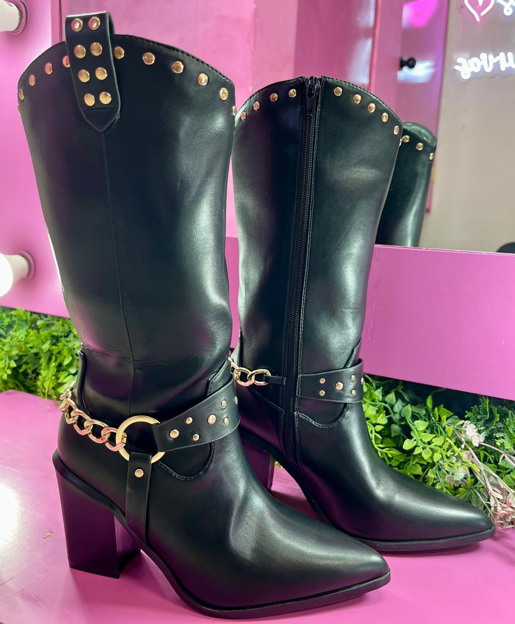 Bota STUDD negra