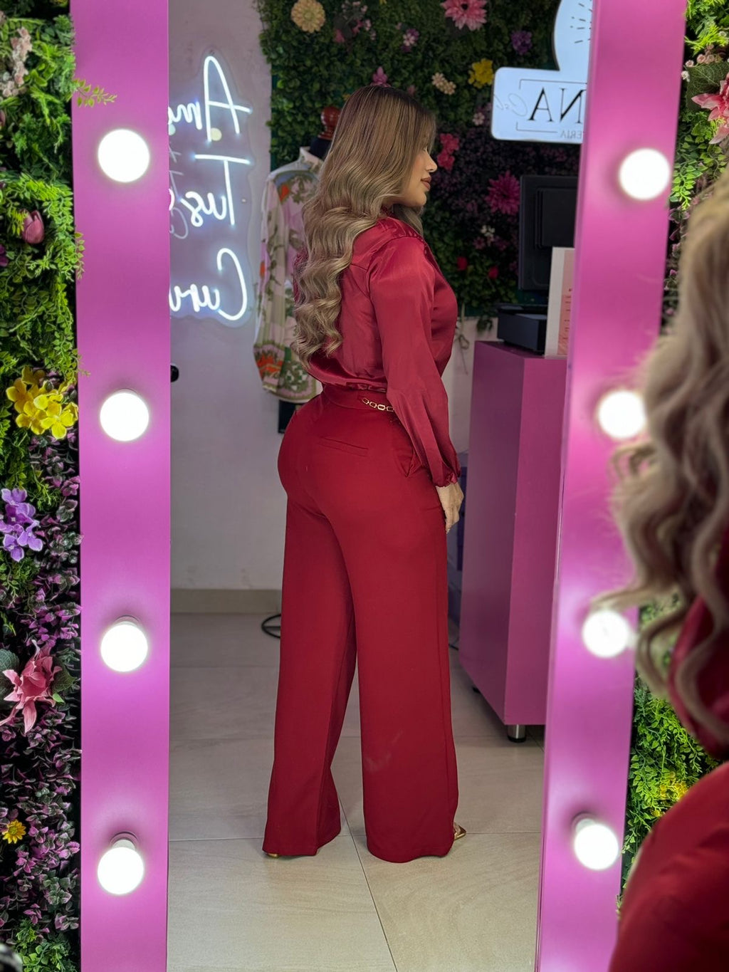 Pantalón guinda