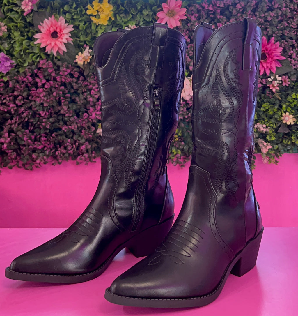 Bota riverton negra