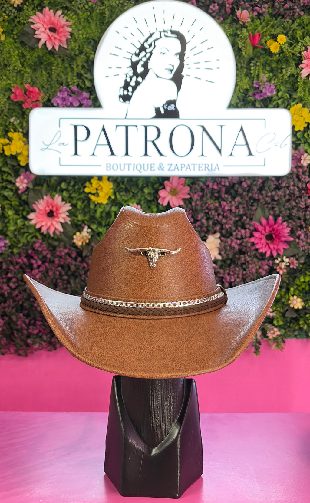 Sombrero camel cornuda
