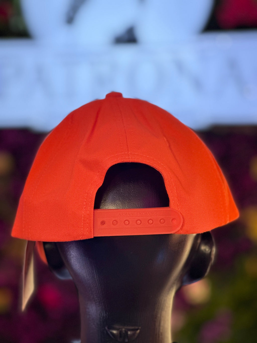 Gorra naranja Armani Exchange