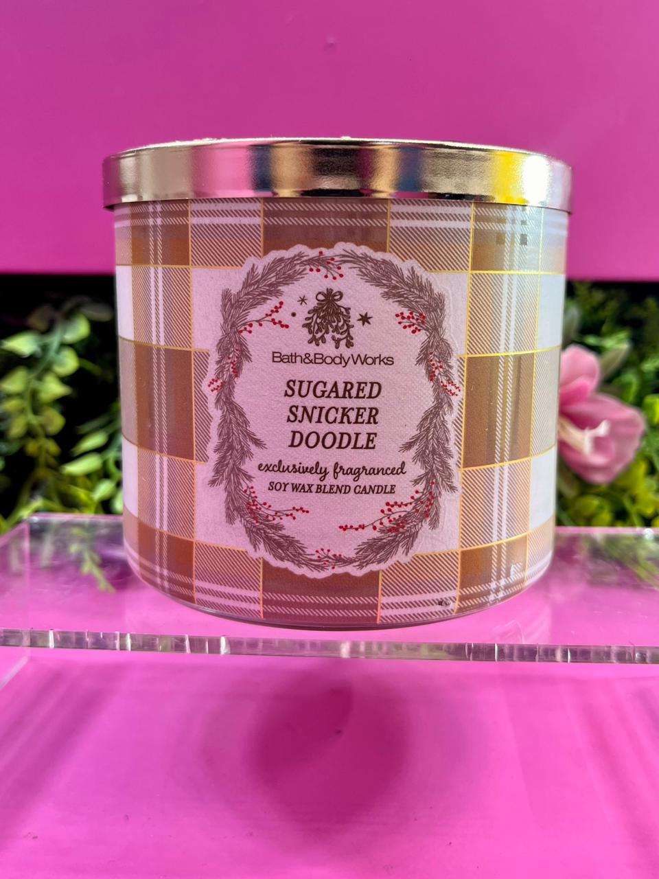 Vela navideña sugared snicker doodle