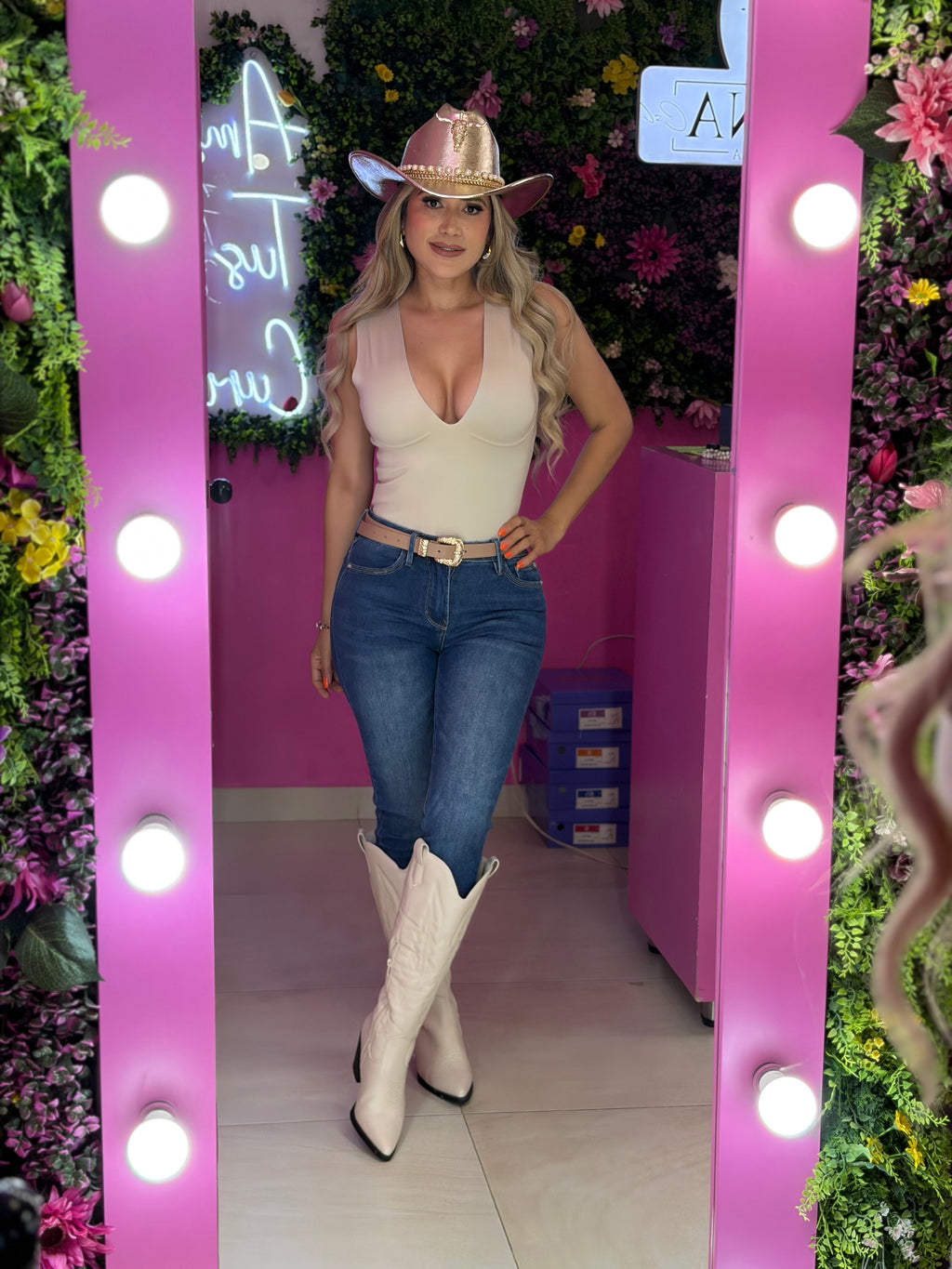 Panty blusa beige tipo faja