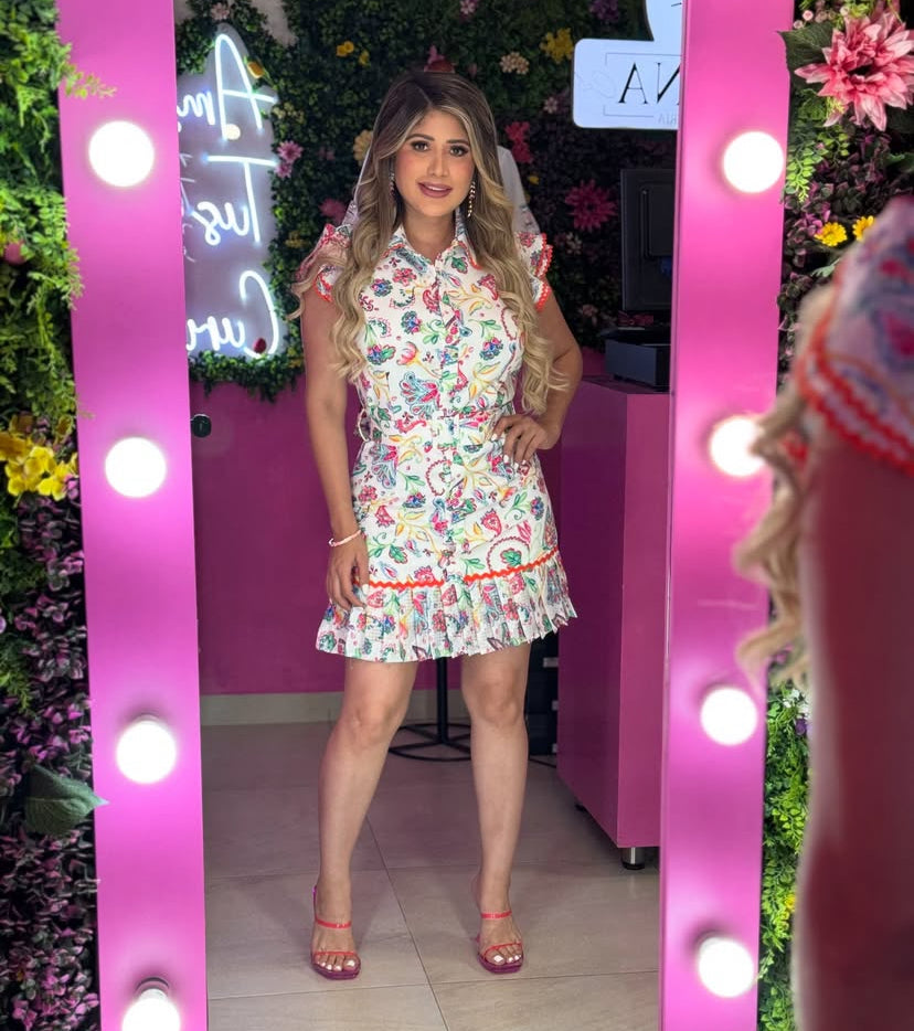 Vestido multicolor