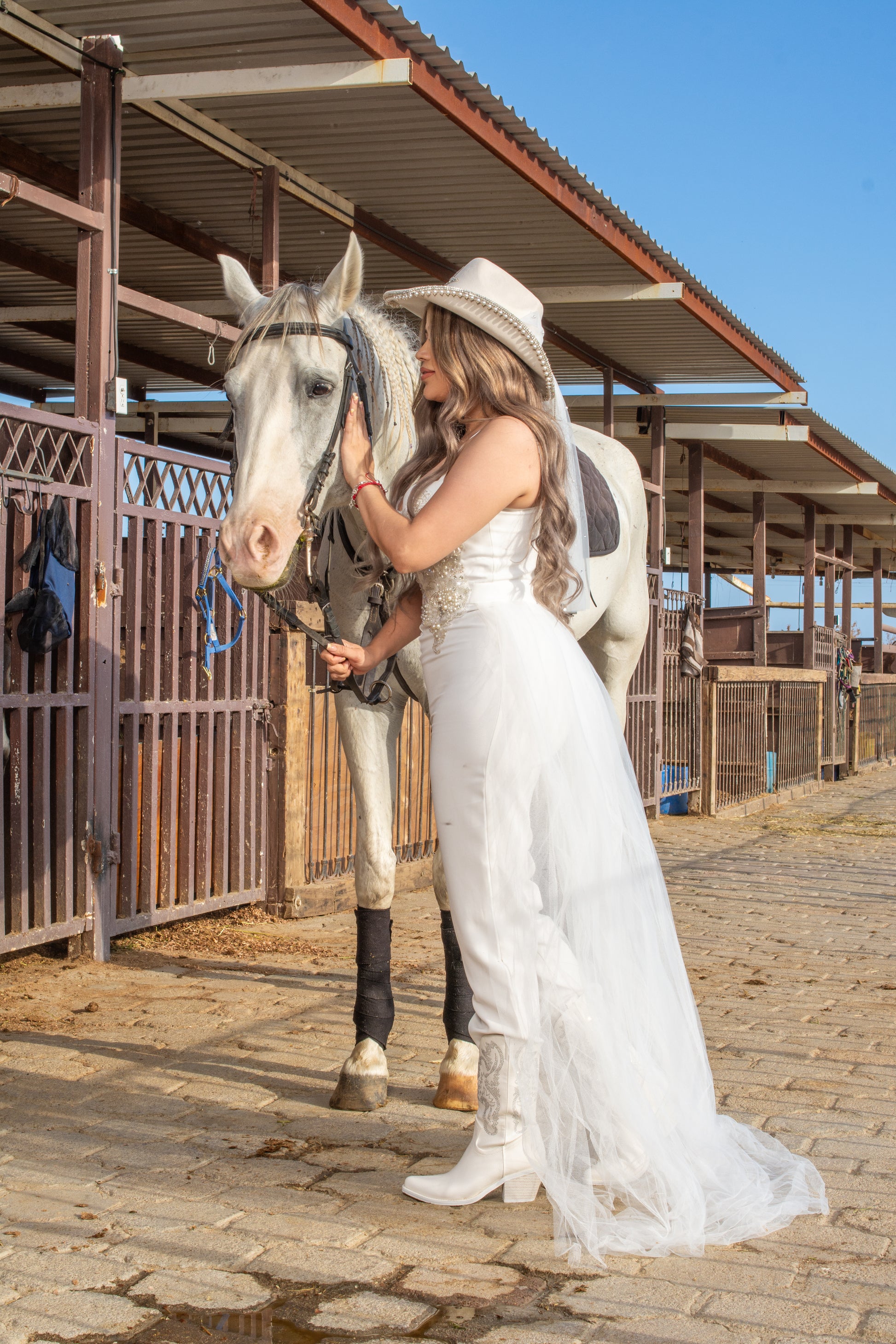 Palazo blanco de novia