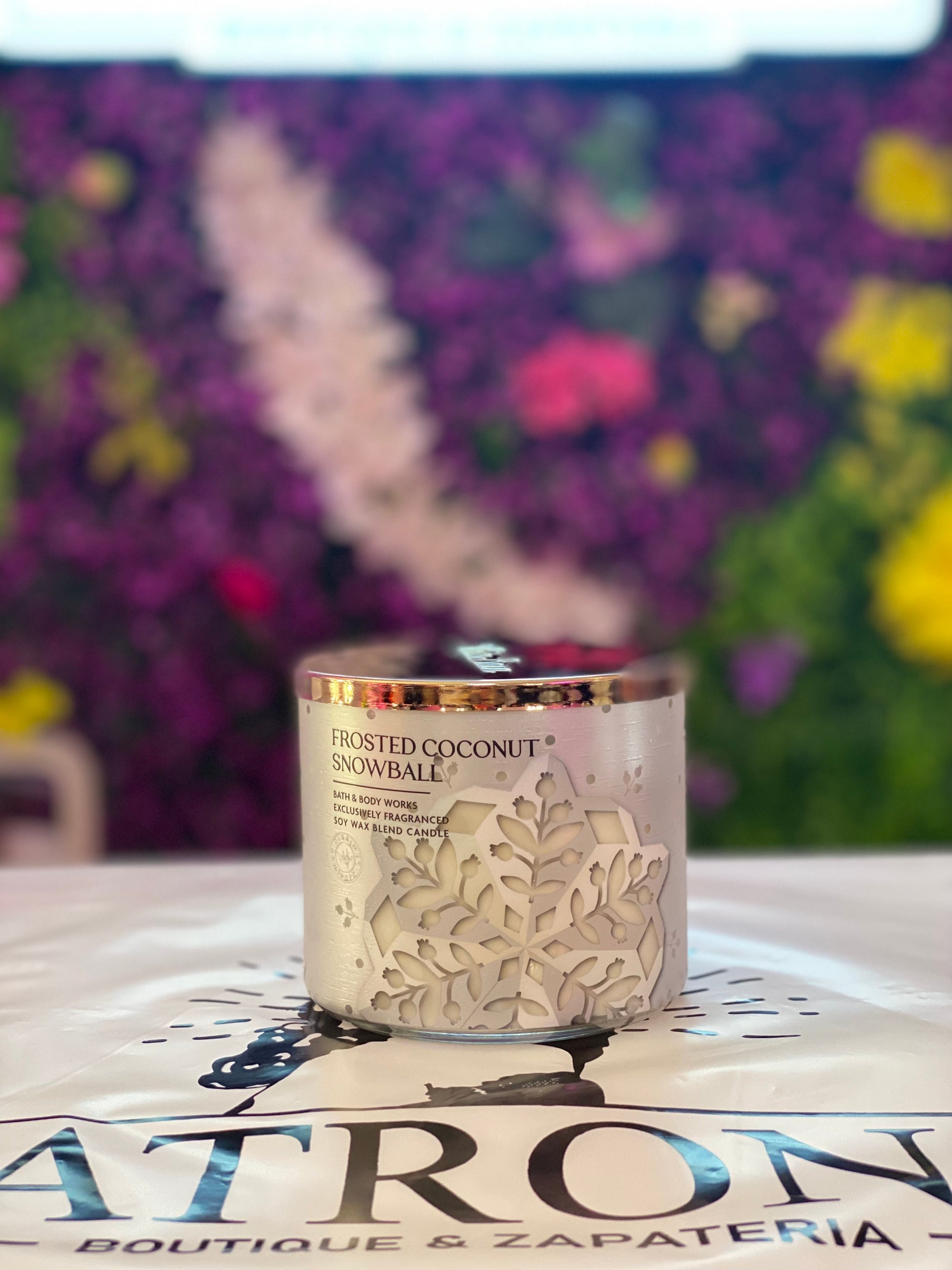 Vela de coco tostado