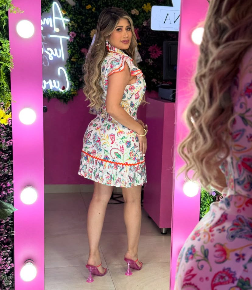 Vestido multicolor