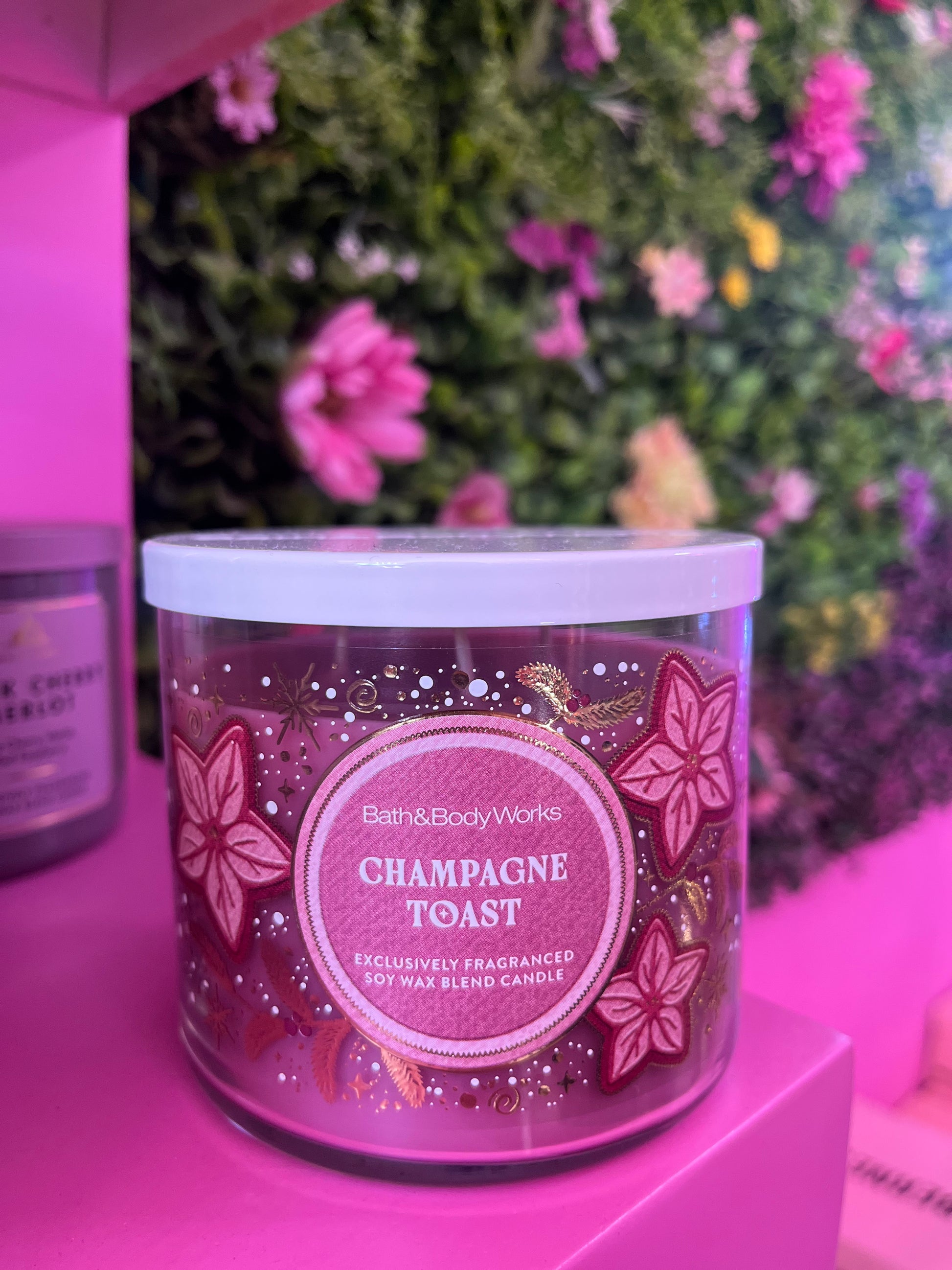 Vela Champage Toast “BATH&BODYWORKS”