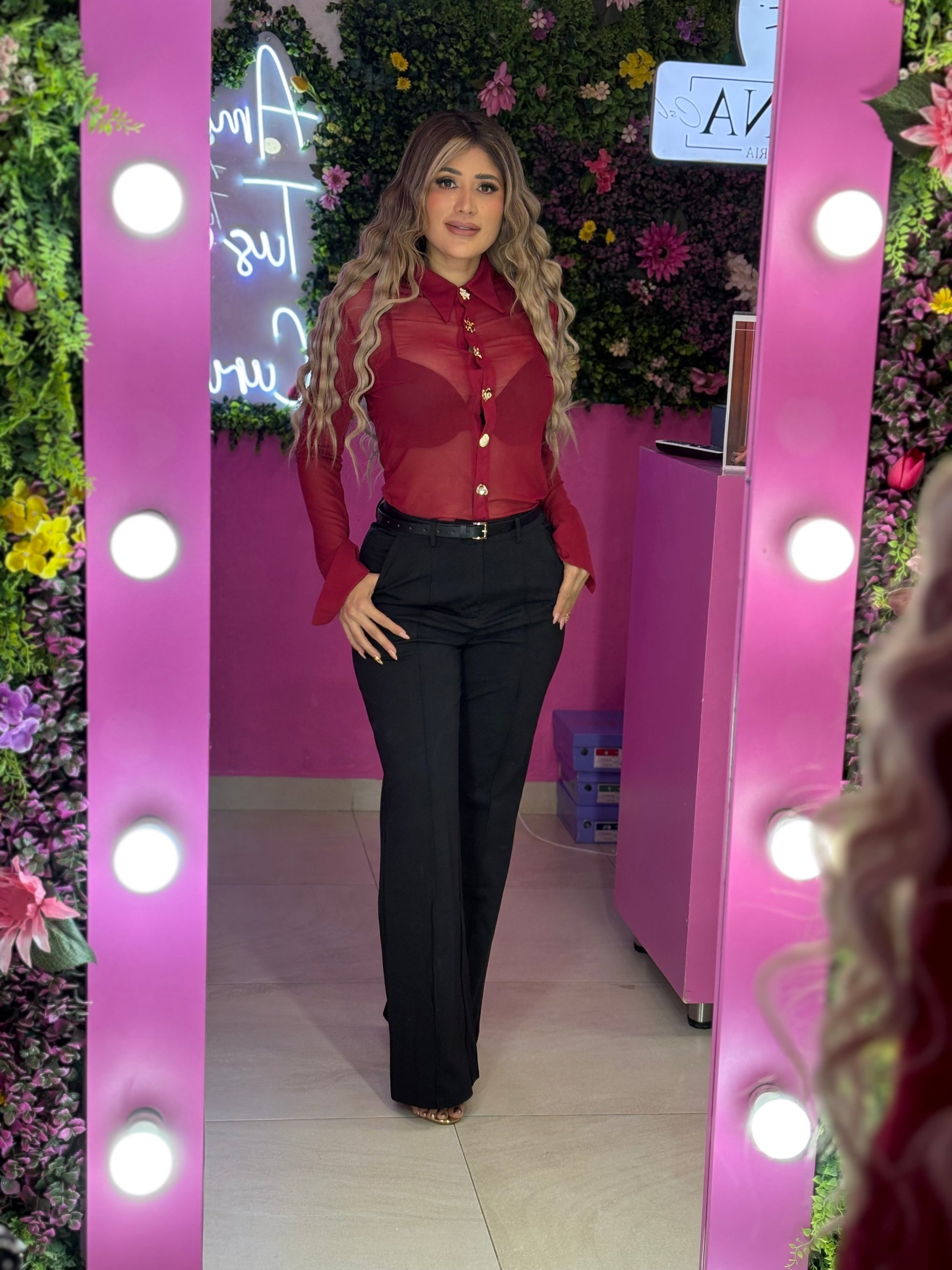 Pantalón negro de vestir