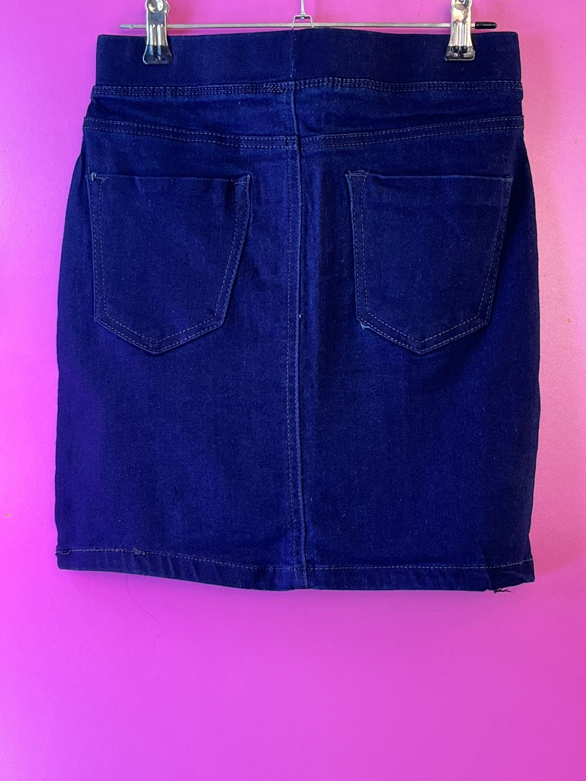 Falda mezclilla azul fuerte
