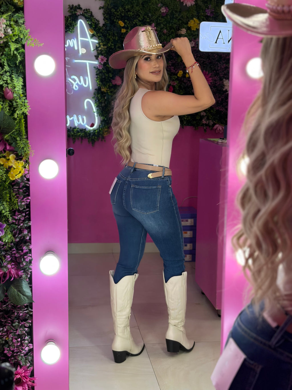 Panty blusa beige tipo faja