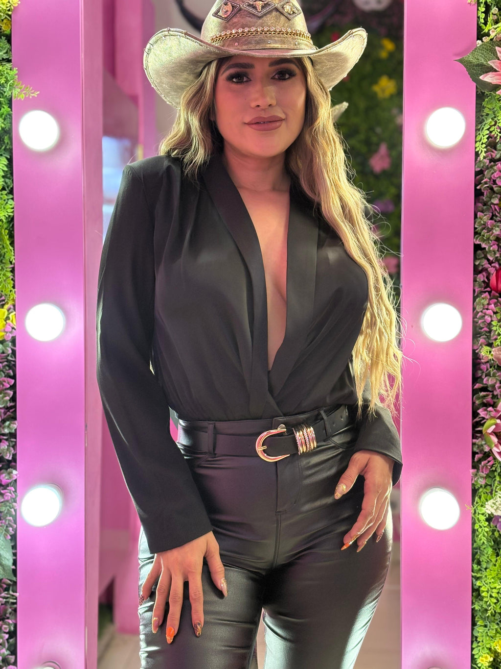 Panty blusa negra