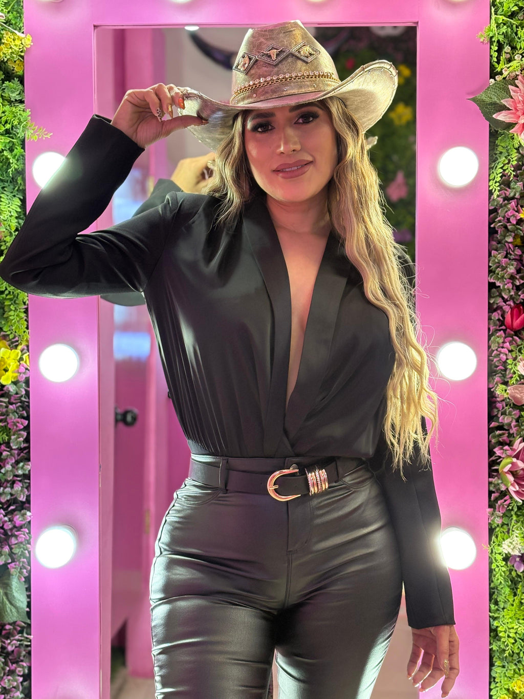 Panty blusa negra