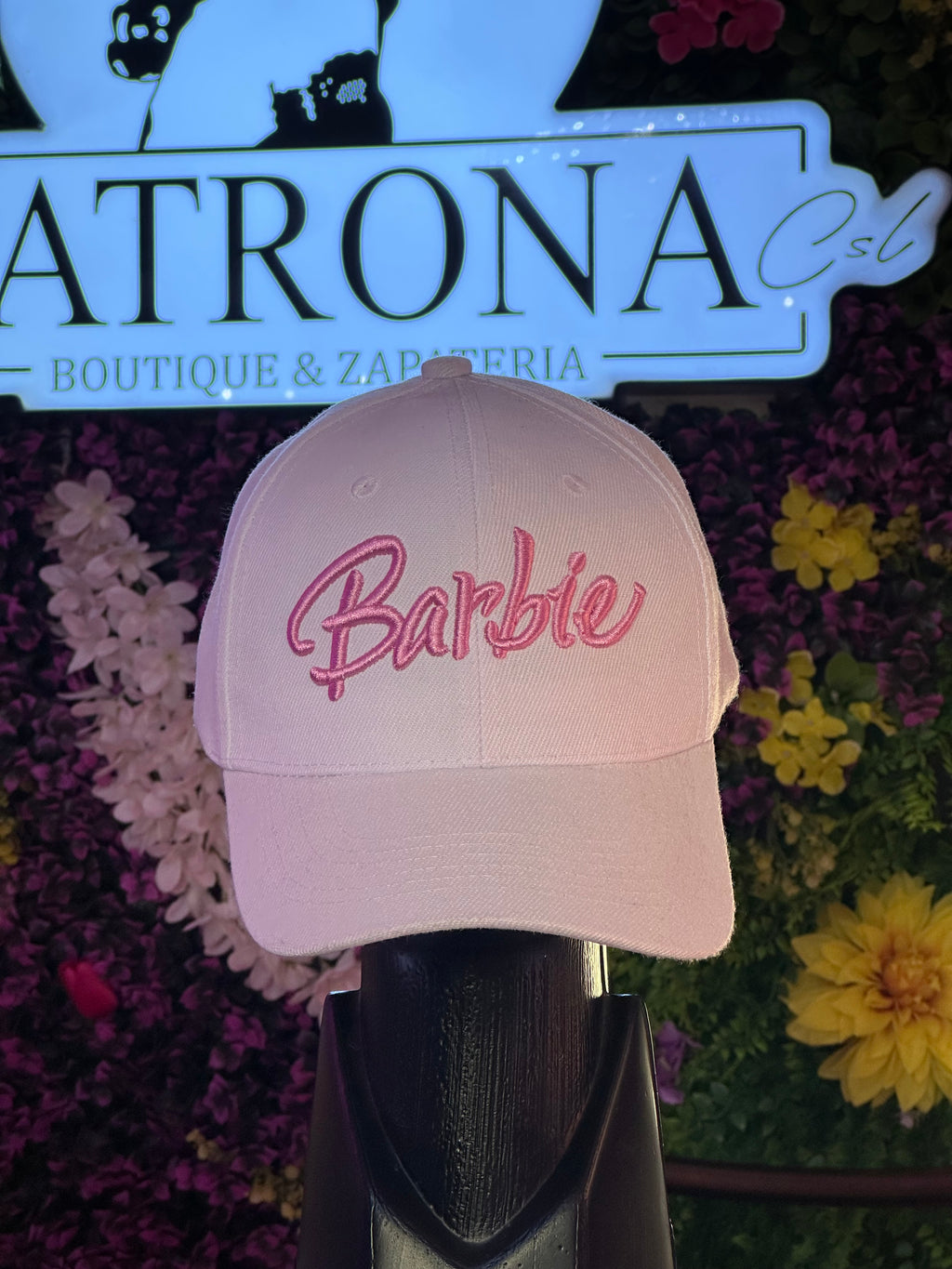 Gorra blanca Barbie