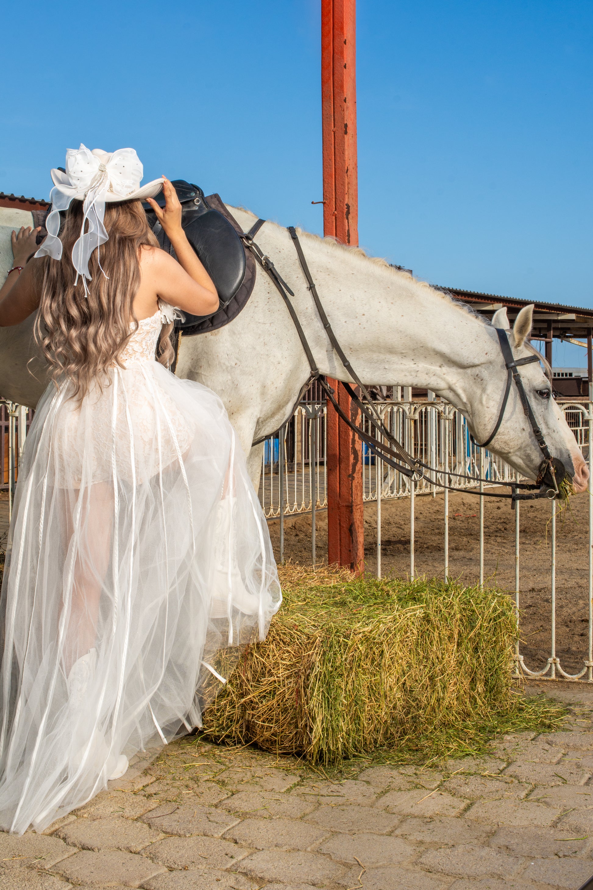 Jumper de encaje de novia