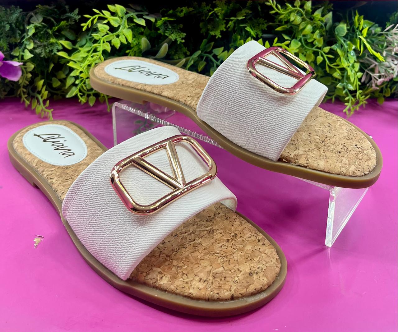 Sandalias Bickley blancas
