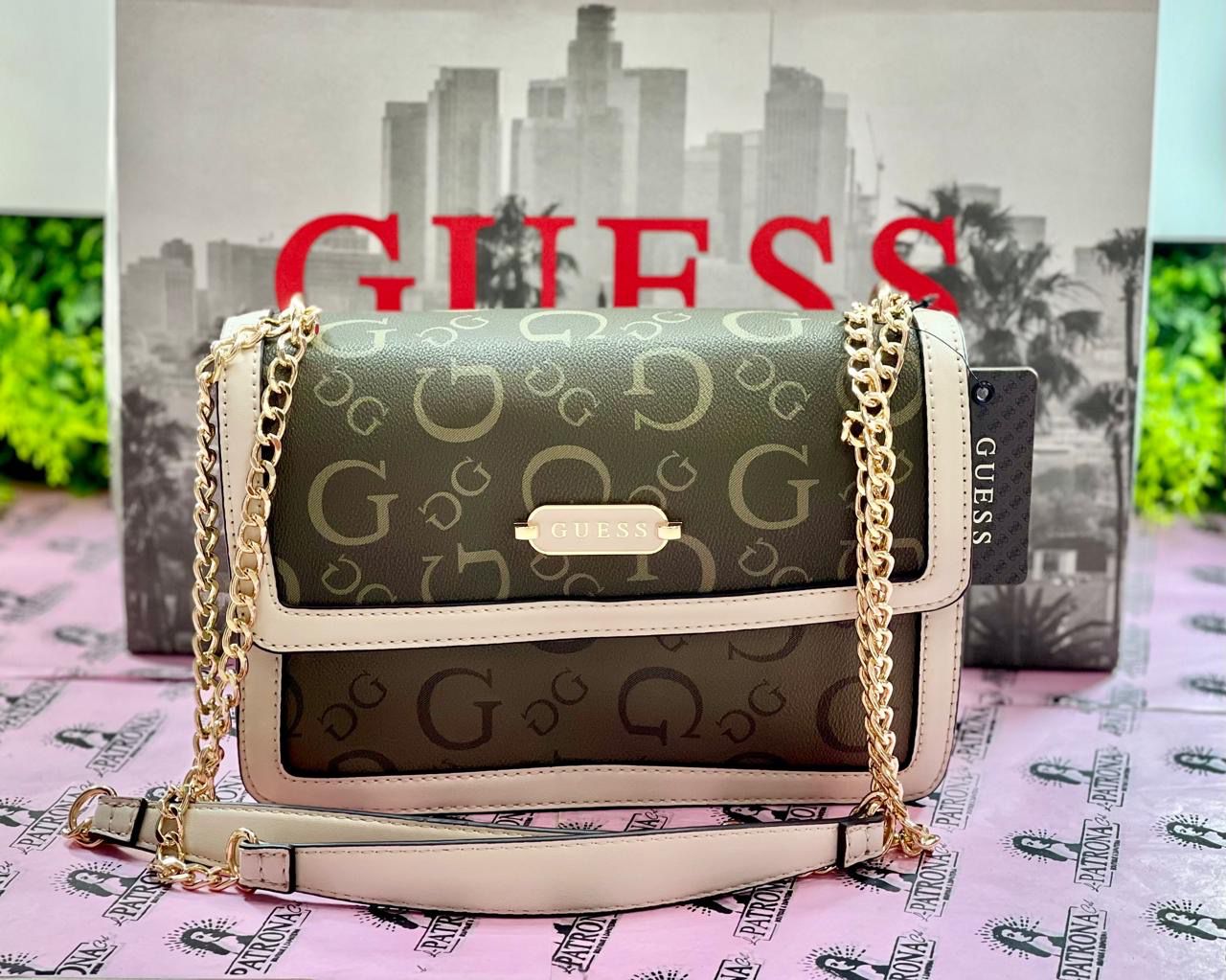 Bolsa Guess verde