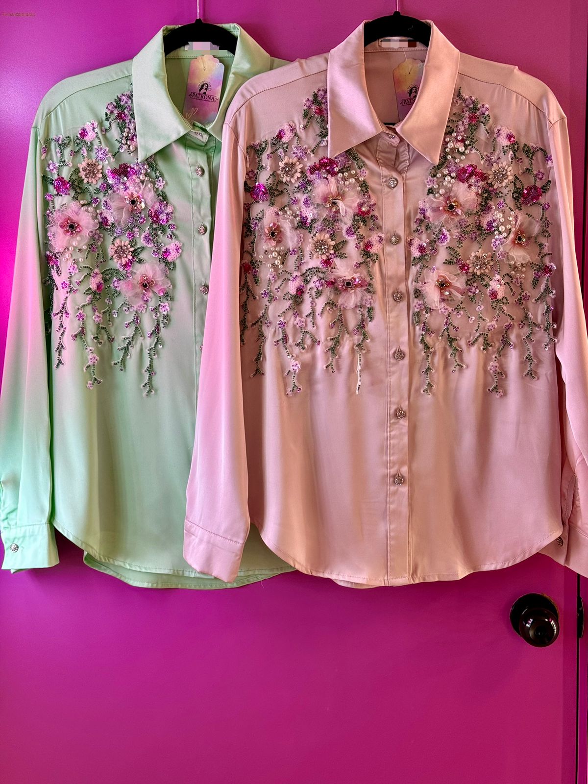 Camisas satín