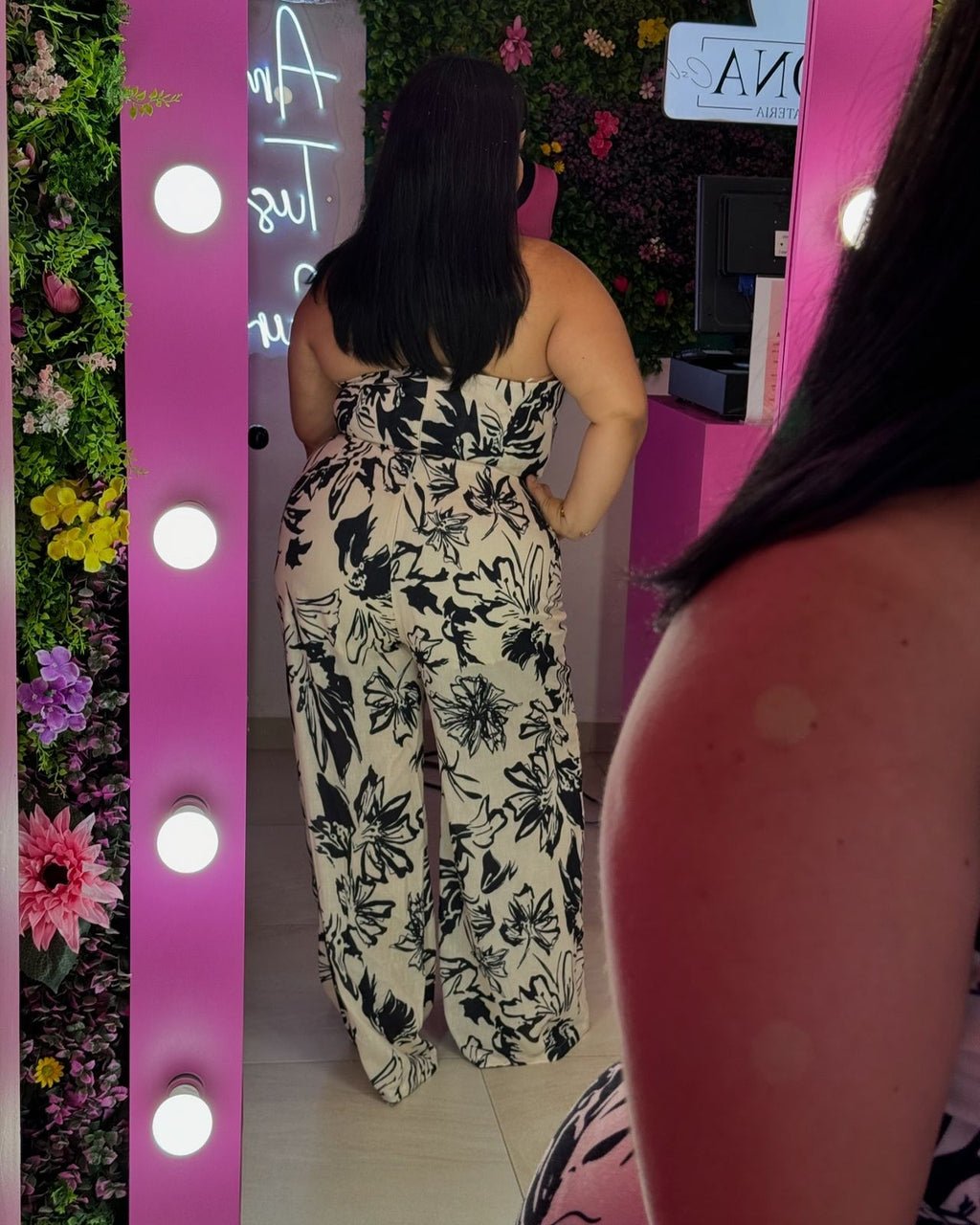 Palazo beige con negro curvy